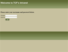 Tablet Screenshot of intranet.conservationfund.org